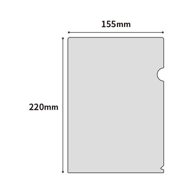【データ制作】A5オリジナルクリアファイル（オフセット印刷）
